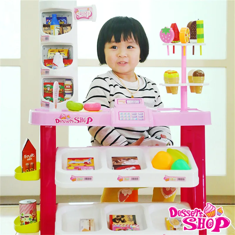 

Supermarket GIRL'S Have Shopping Cart CHILDREN'S Toy Cash Register Girls Every Family 4-6-Year-Old Birthday Effective Plastic