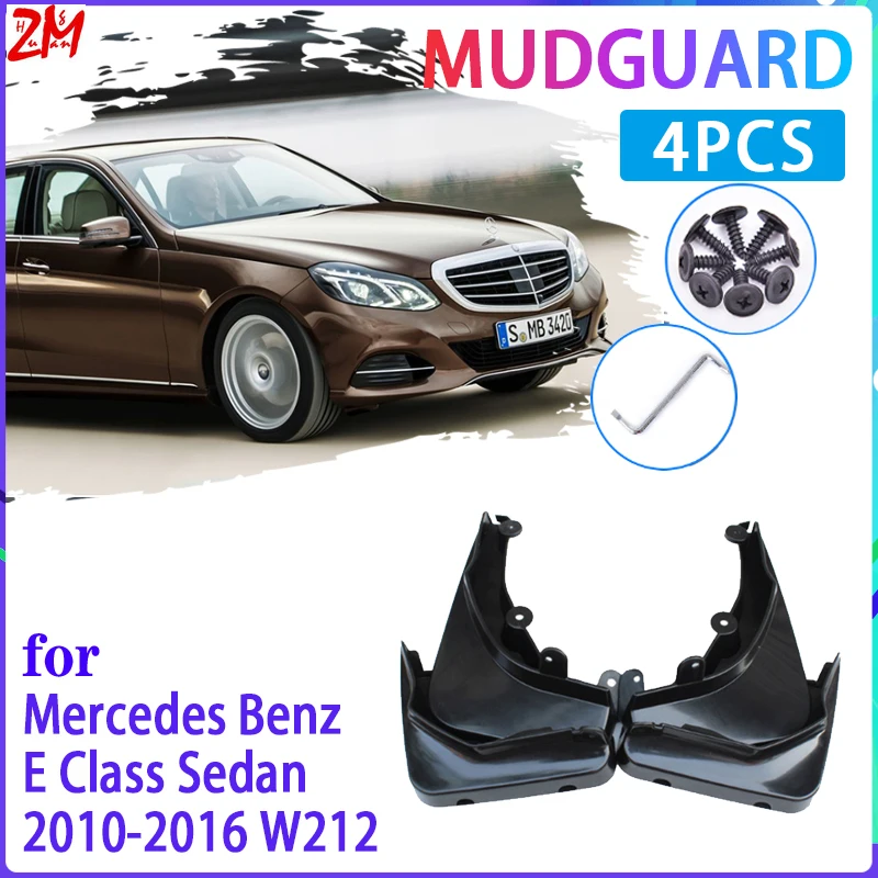 Car Mud Flaps for Mercedes Benz E Class Sedan W212 2010~2016 2012 2013 2014 2015 Mudguard Splash Guards Fender Auto Accessories |