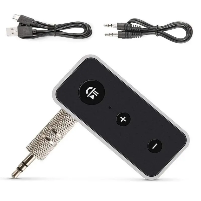 2 3,5 мм Jack с разъемом подачи внешнего сигнала AUX MP3 подходит для ответа на звонки и прослушивания музыки приемник автомобильной Беспроводной комплект громкой связи Bluetooth гарнитура для Динамик адаптер для подключения наушников - Формат цифровых медиаданных: 2