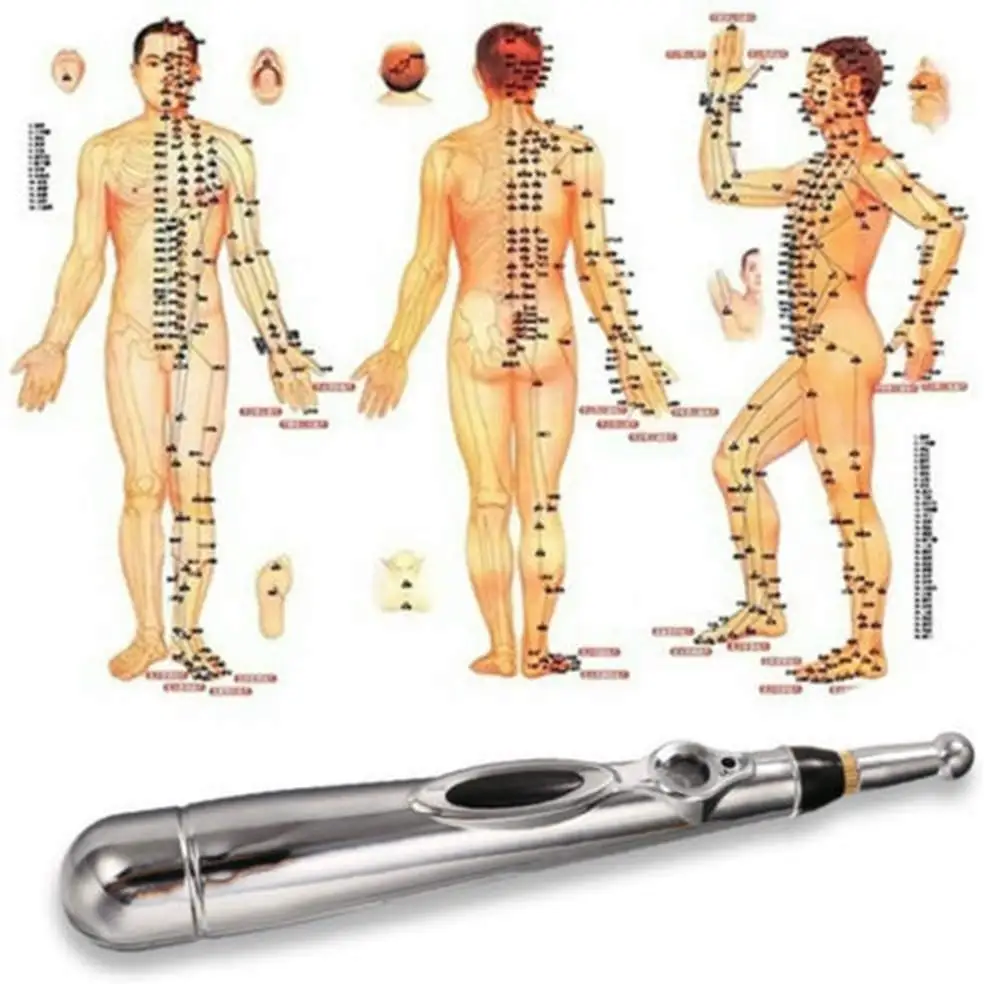 Новая электронная ручка для иглоукалывания, электрическая меридианская лазерная терапия, ручка для массажа, энергетическая ручка для облегчения боли, инструменты