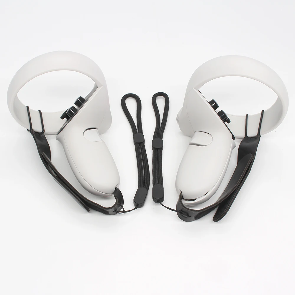 4/6 個固定ストラップタッチコントローラグリップ調整可能なナックル