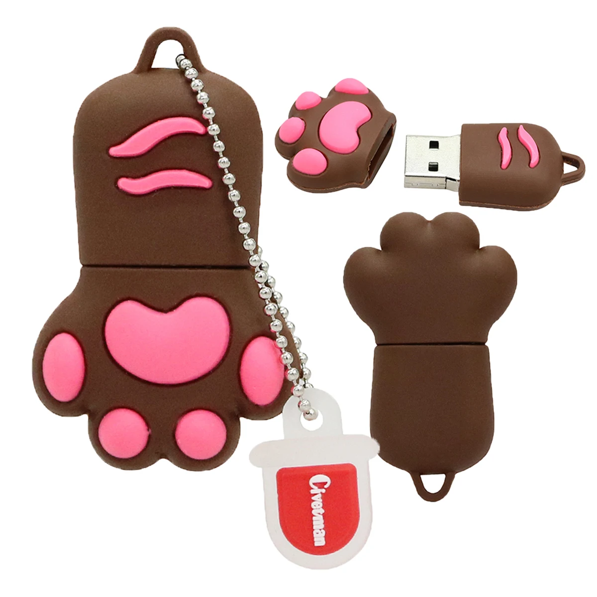 Cl USB Cl USB Avec Dessin Anim Patte De Chat support M moire cl-usb-cl-usb-avec-dessin-anim-patte-de-chat-support-m-moire