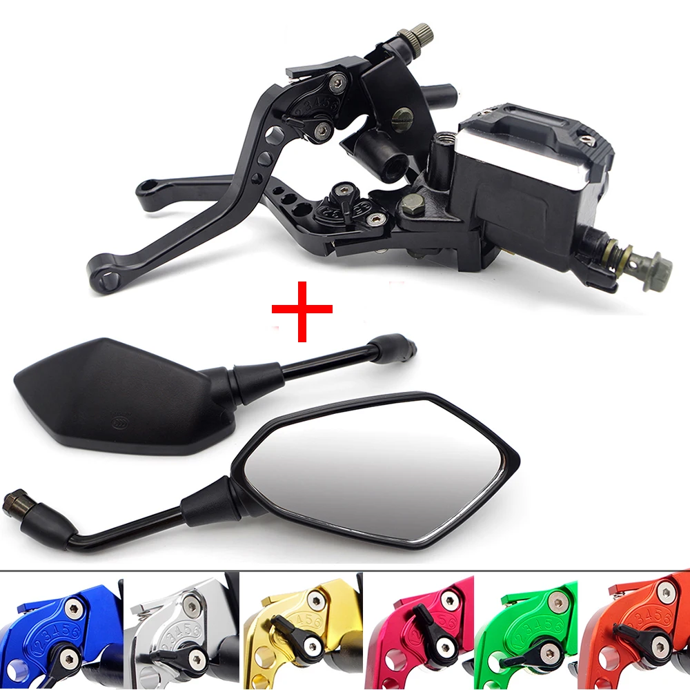 

Motorcycle Hydraulic Clutch Brake Lever Master Cylinder mirror For KTM EXC 450 Z800 HARLEY SPORTSTER CBR1100XX BMW R 1200 GS