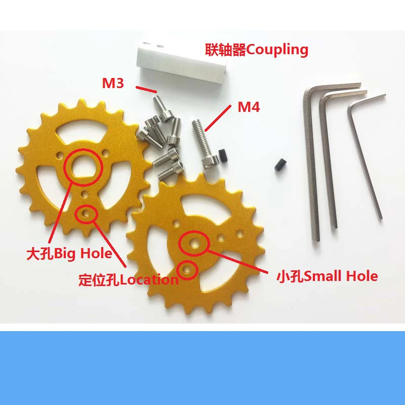Metal Shock-Absorbing Drive Wheel TW-03 Driving Wheel With ID4mm/5mm/6mm Coupling For RC Crawler Robot Tank Chassis Part DIY Toy