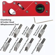 

Handheld Chamfer Plane Woodworking Trimming 45 Degree Bevel Planer Chamfering Trimming DIY Woodworking Edge Corner Manual Tool