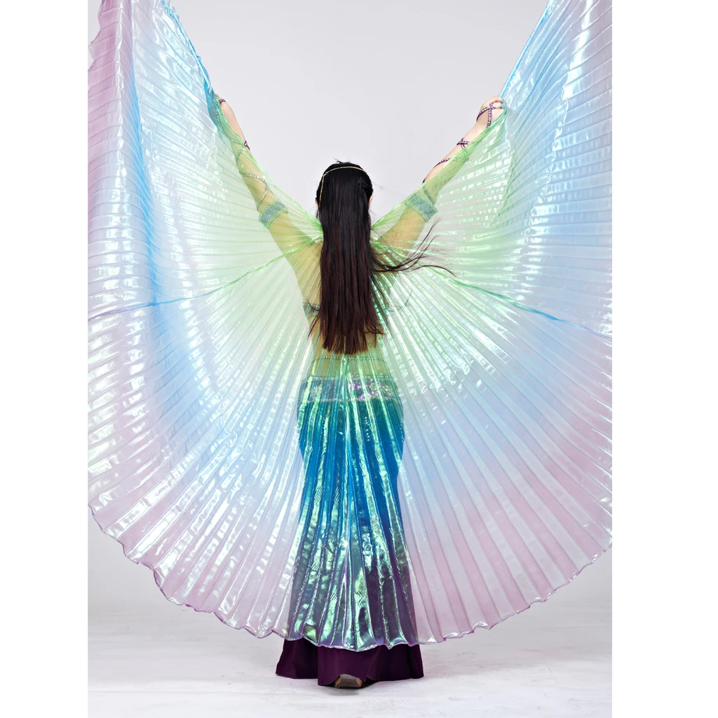 Belly Dance Accessories ISIS Wings Butterfly with Telescopic Sticks