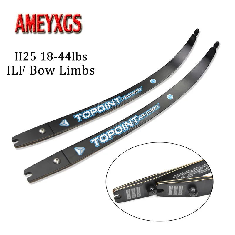 

1pair Archery 68" H25 Bow Limbs 18-44lbs ILF Recurve Bow Limbs Takedown Right Hand Shooting Long Bows Limbs Hunting Accessories