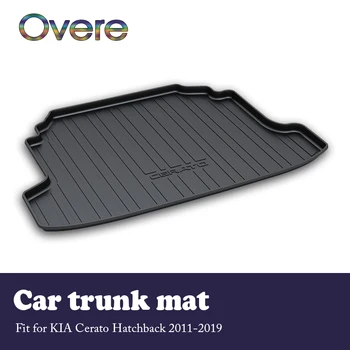 

Overe 1Set Car Cargo rear trunk mat For Kia Cerato Hatchback 2011 2012 2013 2014 2015 2016 2017 2018 2019 Anti-slip mat Styling