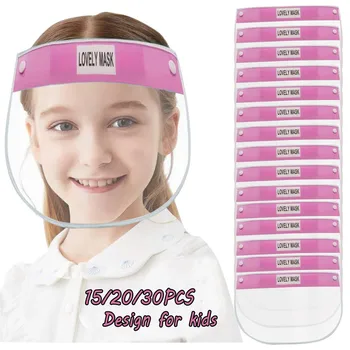 

Child 3D Printing Printed Spatter Face 15/20/30PC Mask Shield Fashion Fabric Masks Quick-drying Mouth Cover Mask mascarilla#0821