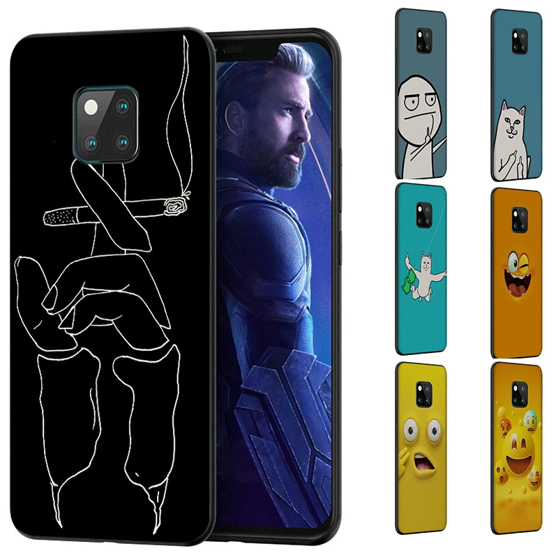 Силиконовый чехол для телефона Huawei Honor6A 7A 8C 9 10 20S Lite Pro модный матовый узор |