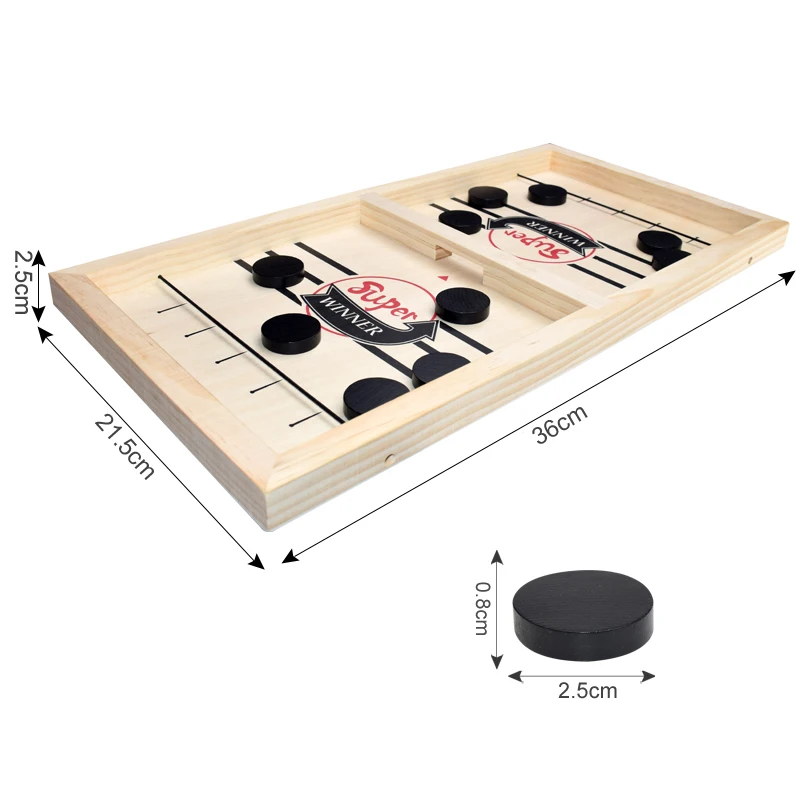 MagicPucy - Foosball bordshockeyspel Katapult förälder-barn interaktiva leksaker för barn