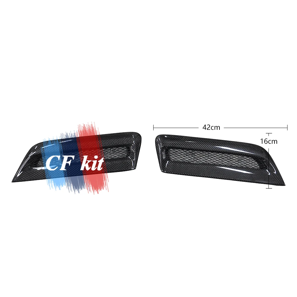 CF комплект 2 шт. Впускной капот из настоящего углеродного волокна EVO10 2008-2009
