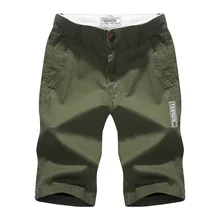 Мужские модные шорты летние однотонные Короткие Брюки с карманами военные Карго повседневные мужские спортивные штаны дышащие дропшиппинг