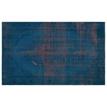

Handmade Turquoise Vintage Overdyed Turkish Area Rug 174x280 Cm-5'9''X9'2''