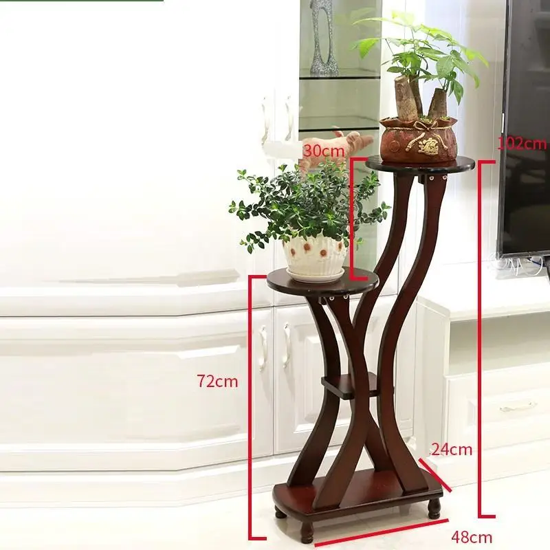 Number 13 Etagere Планте Варанда Крытый Горшок стол дерево Estante Repisa Para Plantas завод стеллаж балкон полка Stojak Na Kwiaty цветок стенд - Цвет: Number 13