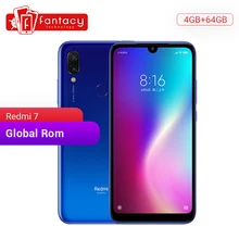Global Rom Xiaomi Redmi 7 4GB RAM 64GB ROM Snapdragon 632 Octa Core 12MP Cámara dual ia teléfono móvil 4000mAh Batería grande(China)