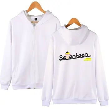 

Zipper Hoodies Sweatshirts Men Women Kpop Fans Supportive Hoodie Plus Size Jacket Coat Print Long Sleeve Zipper Hoodies Casual