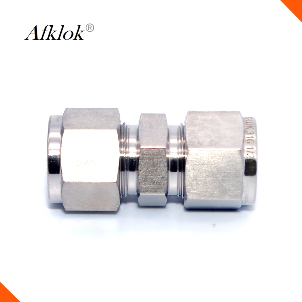 

3/8" Stainless steel Ferrule Joint Equal Union Tube Fitting