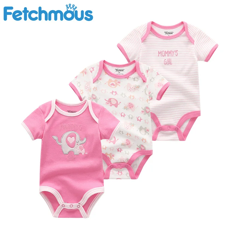 Коллекция года, Одежда для новорожденных мальчиков 3 шт./компл. хлопковые комбинезоны для девочек Дизайнерская одежда с короткими рукавами и рисунком для малышей roupas de bebes - Цвет: baby rompers16