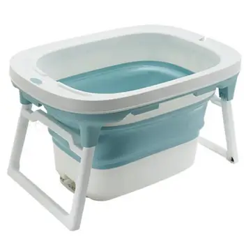 

Baby Folding Bathtub Children's Bathtub Can Sit On The Bathtub Baby Bathtub Baby Bathtub Household Children's Swimming Supplies