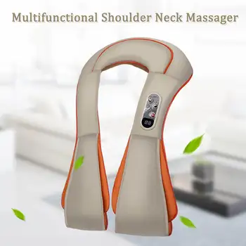

Multifunction U Shape Electrical Shiatsu Back Neck Shoulder Massager Body Infrared Kneading Massager Home Office Cars Massagem