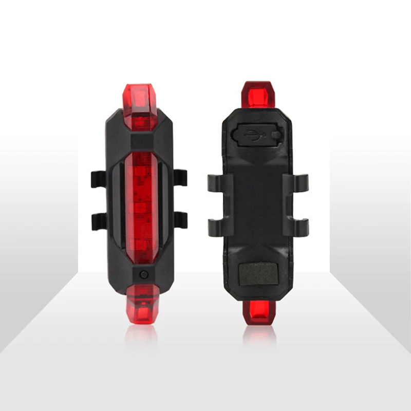 MTB Bright ไฟท้ายจักรยาน USB แบบชาร์จไฟได้4โหมด LED อานจักรยานขี่จักรยานด้านหน้าที่นั่งด้านหลังหางไฟโคมไฟ