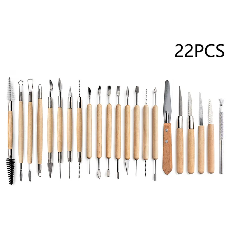 32Pcs Clay Tool Set Pottery Clay Sculpting Tools Double Sided Polymer Clay  Tools with Carrying Bag for Beginners Sculpting Kit - AliExpress