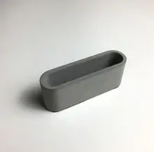  Concrete container silicone old  tube vase concrete holder mold, cement base mold Simple home office cement mold 