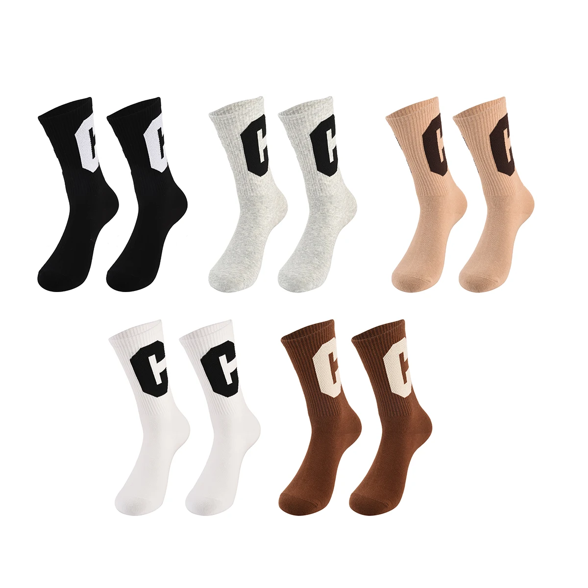 

Носки женские с надписью, модные повседневные, в стиле хип-хоп, спортивные, 5 пар