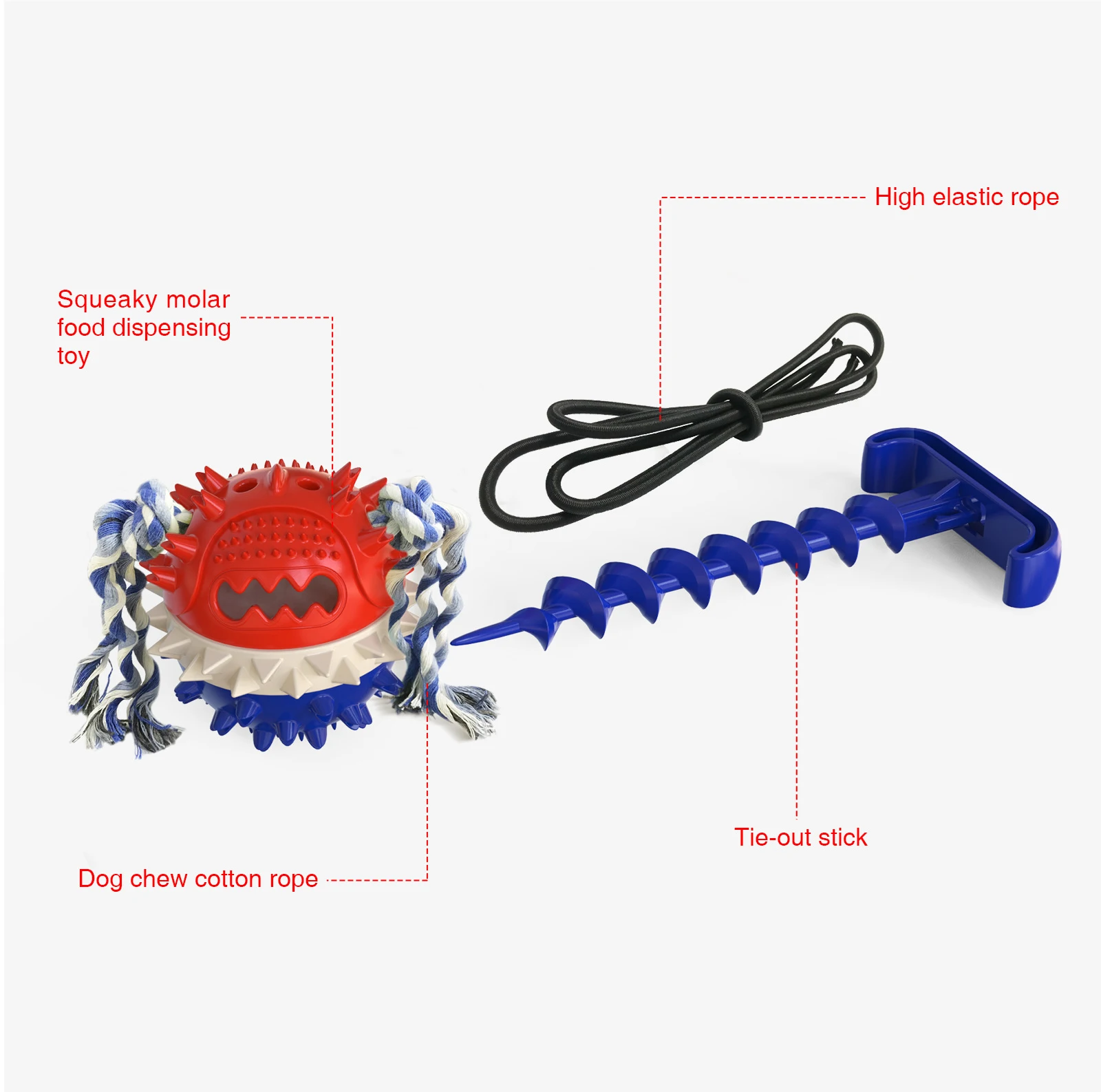suction cup dog toy