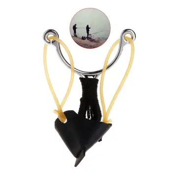 

Fishing Casting Slingshot Catapult Outdoor Throw Shot Lure Tackle Accessories Tool Send Elastic Caty Hunting Long Distance Baits