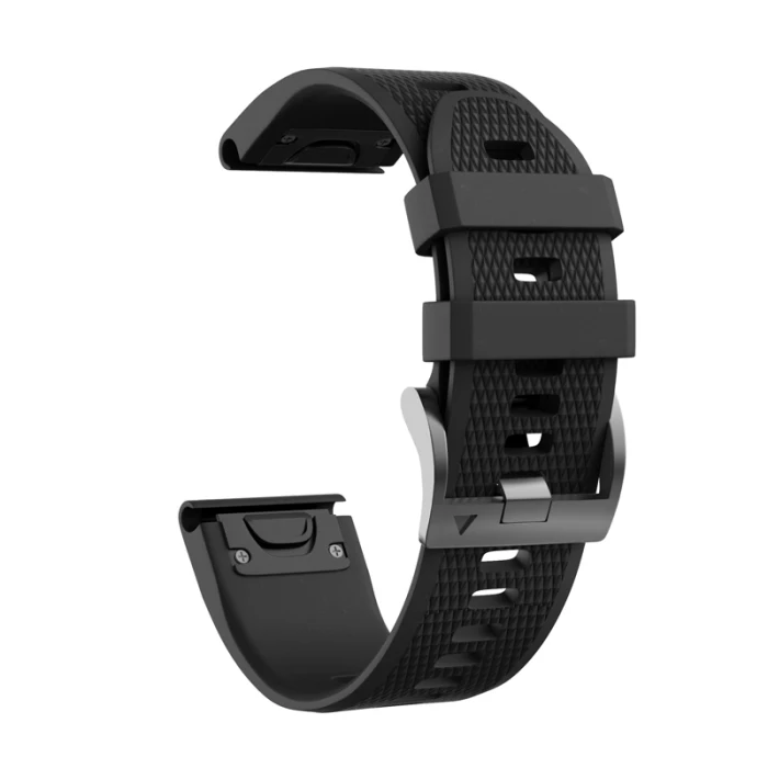 26 мм силиконовый ремешок часы ремешок Quick Release для Garmin Fenix 3 5 5X Plus OUJ99