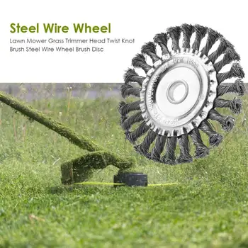 

Stainless Steel Garden Weeding Joint Twist Knot Brush Cutter Mower Grass Trimmer Head Built-in Fixing Plate