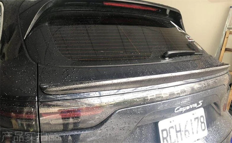 Спойлер из углеродного волокна для Porsche Cayenne крыло спойлера высокое качество модификация автомобиля аксессуары
