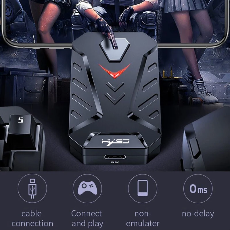 

Комбинированная игровая клавиатура и мышь H7JA, для одной руки, RGB, 35 клавиш, миниатюрная Проводная игровая клавиатура с преобразователем мыши P8