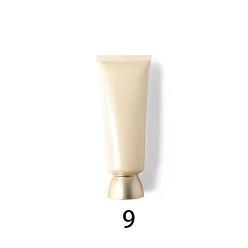Gorgeous Beige Cosmetic Storage Bottle Portable Empty Makeup Tools Packaging Container Acrylic Cap Soft Tubes 100ml 50pcs/lot - Цвет: 9
