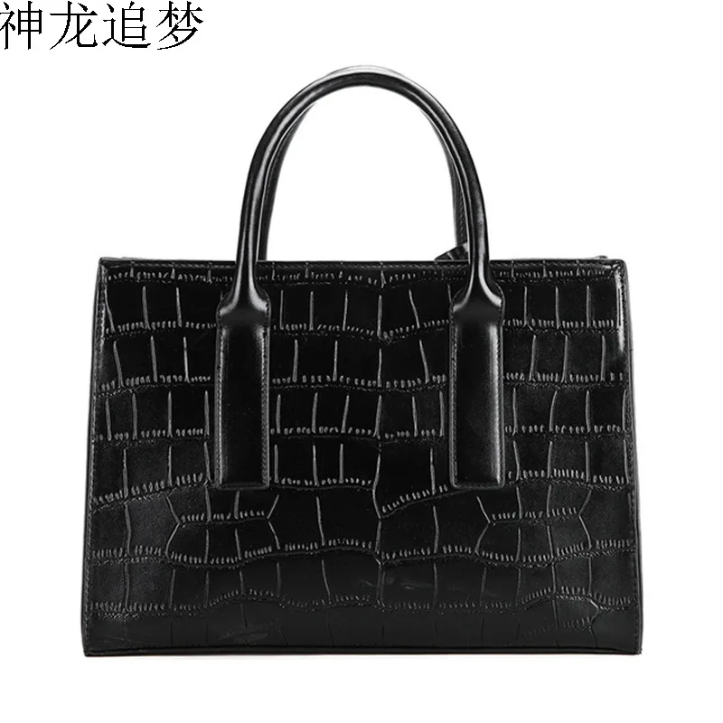

Europe and the United States fashion crocodile pattern PU leather Women bag female portable purse female tote bag handbag