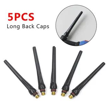 

5PCS Long Back Cap Fit For TIG Welding Torch SR17 / SR18 / SR26 57Y02 #20