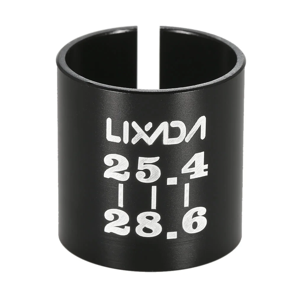 Bicycle Stem Fork Shim Aluminum Alloy Fork Steerer Tube Adapter 25.4mm to 28.6mm