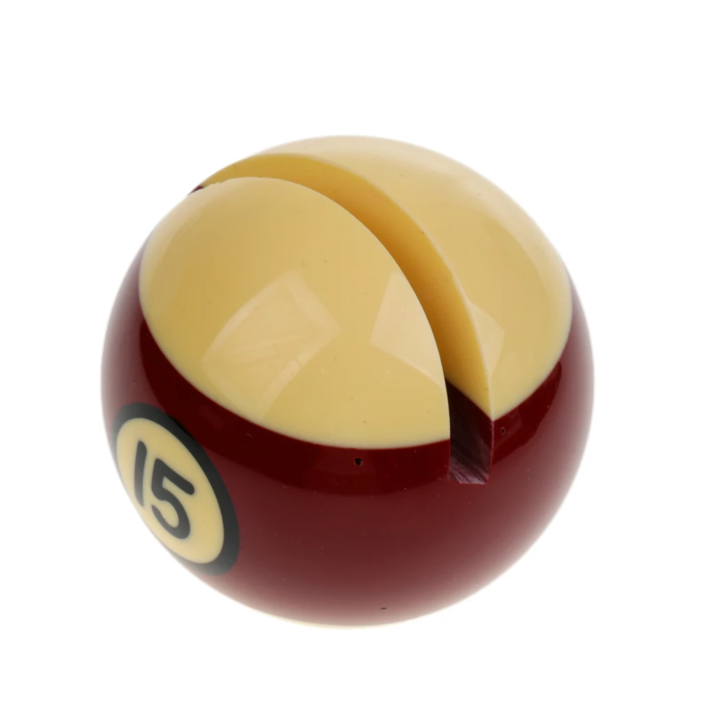 Pool Billiards Ball Design Business Card Holder Random Number and Color 57mm