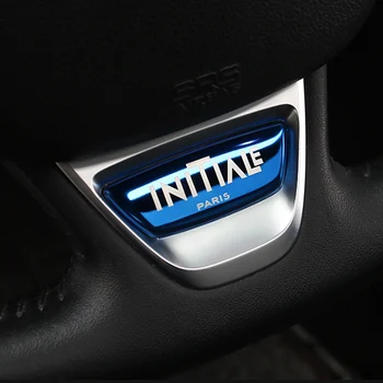 

Car Interior steering wheel decorative cover Emblem Badge Sticker For Renault Koleos 2017 2018 2019 accessories