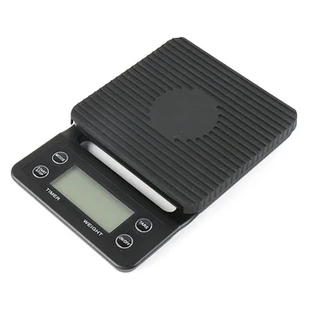 

Household Coffee Weighing Drip Coffee Scale with Timer Portable Electronic Digital Kitchen Scale High Precision Scales