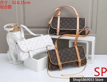 

Luxury Louis Vuitton LV- Leather Handbags Women Bags Designer Brand Women's Shoulder Bags Large Capacity Ladies Hand Bags L423