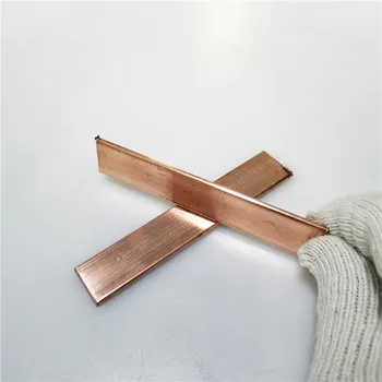 

1PCS Copper Row 3*20*100mm Copper Stick Free Shipping T2 Copper Bar Copper Billet TMY Copper Block DIY