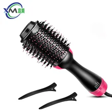 Многофункциональная электрическая круглая щетка с горячим воздухом, фен с отрицательными волосами, фен, выпрямитель и стайлер