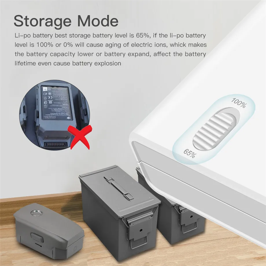 6 in 1 Mavic 2 Charger Battery Charge Remote Control phone Tablet Charge For DJI mavic 2 ProZoom Charger Hub With USB Port-12