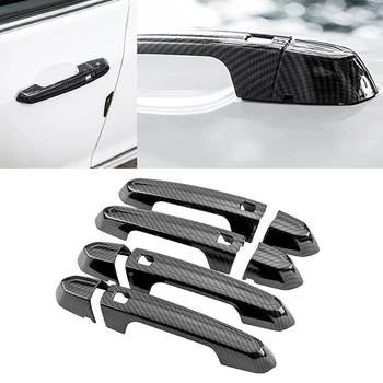 

DWCX 8Pcs ABS Carbon Fiber Style Outside Side Door Handle Cover Trim Fit for fit for Cadillac ATS ATS-L 2014 2015 2016 2017 2018