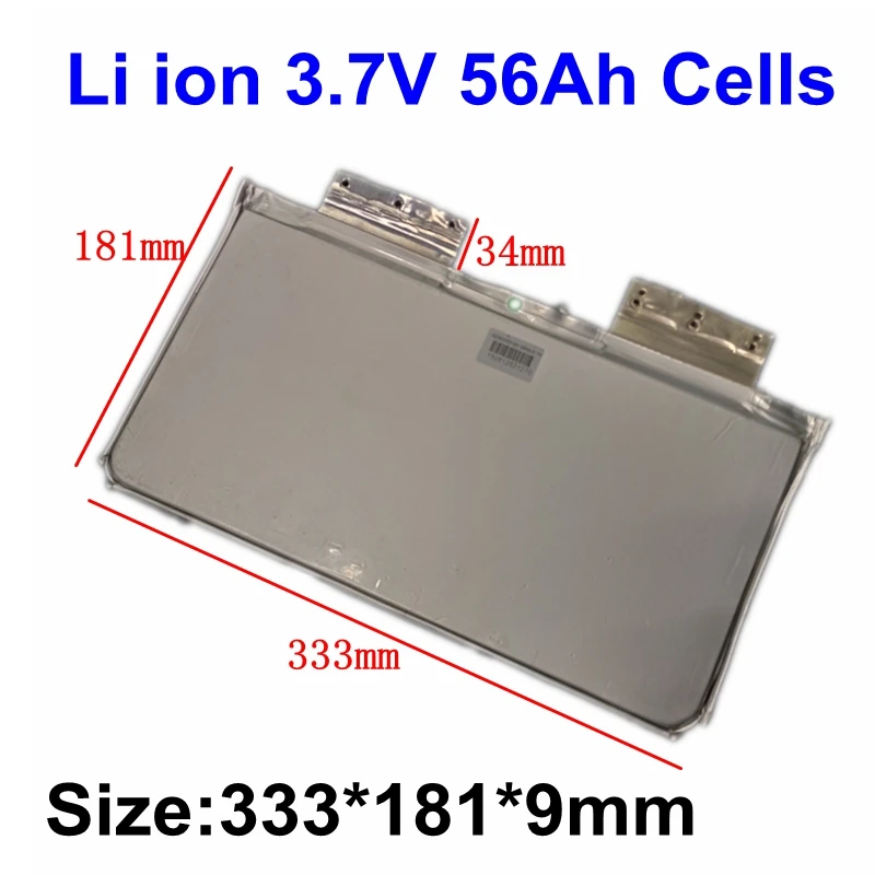 3,7 v 56Ah литиевые батареи для diy 12V 24V 36v 48v аккумуляторные батареи для электромобиля солнечные ups systerm батареи