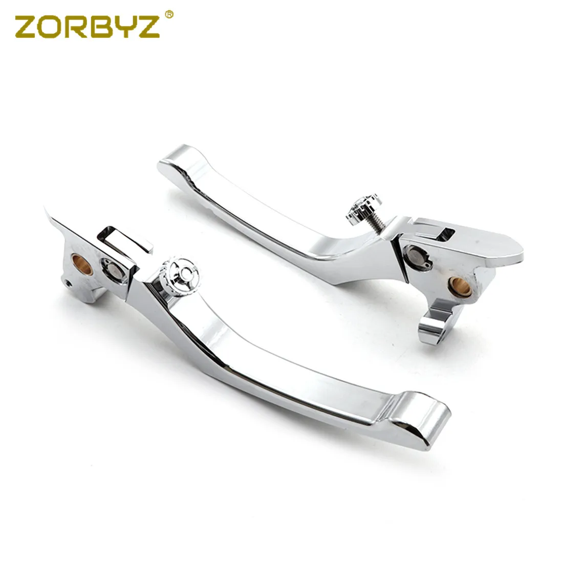 ZORBYZ Aluminun хромированный контрастный режущий регулятор сцепления тормозной рычаг Набор для Harley Electra Street Glide