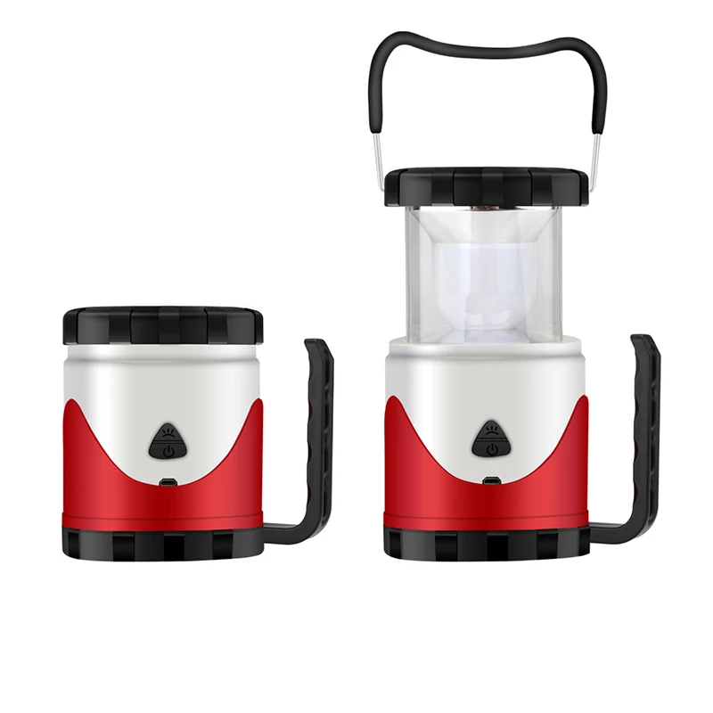 

Multifuction Portable Camping Light USB Rechargable 3 Modes Flashlight with 18650 Battery Lantern Camping Lamp